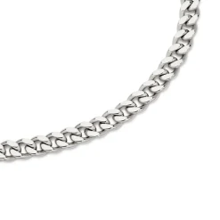 Prouds Necklaces>Steel 55Cm Curb Chain