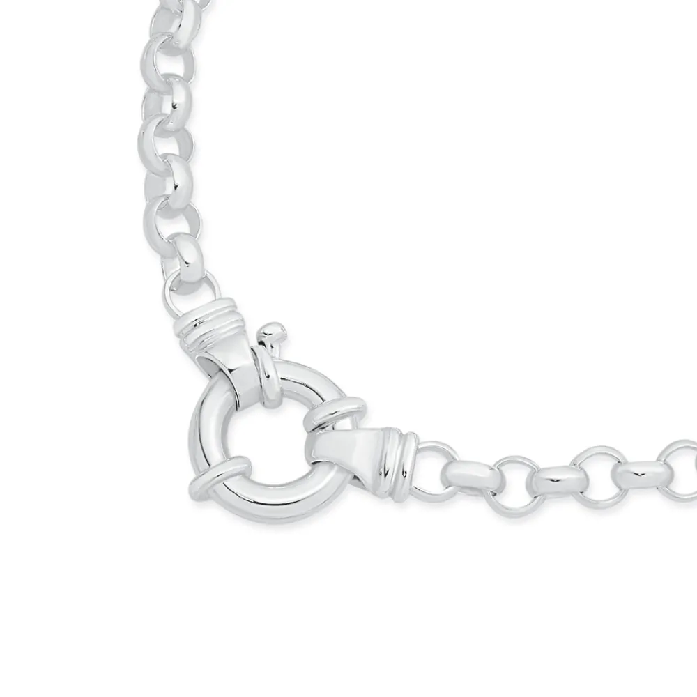Prouds Necklaces>Sterling Silver 50Cm Belcher Bolt Ring Necklace