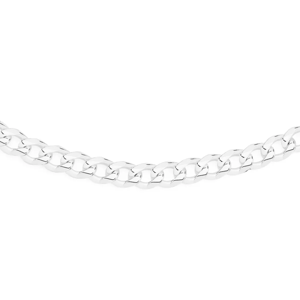 Prouds Necklaces>Sterling Silver 55Cm Curb Chain