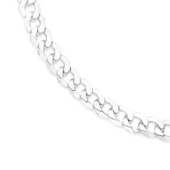 Prouds Necklaces>Sterling Silver 55Cm Curb Chain