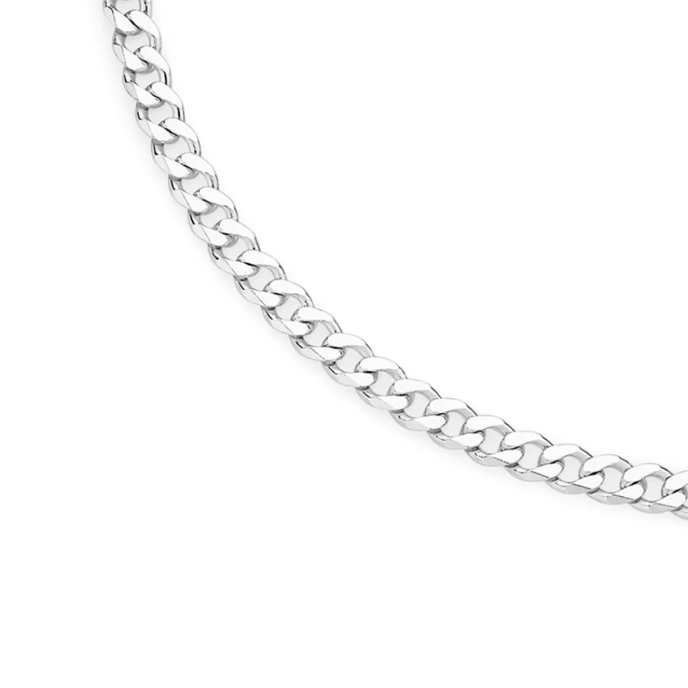 Prouds Necklaces>Sterling Silver 55Cm Curb Chain