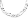 Prouds Necklaces>Sterling Silver 50Cm Figaro Chain