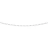 Prouds Necklaces>Sterling Silver 45Cm Fine 1+1 Figaro Chain