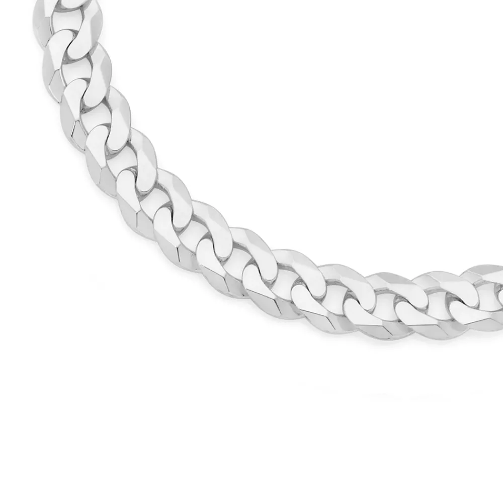 Prouds Necklaces>Sterling Silver 60Cm Flat Curb Chain