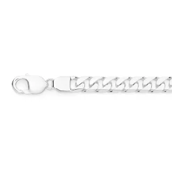 Prouds Bracelets>Sterling Silver 21Cm Open Curb Bracelet
