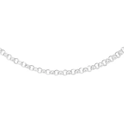 Prouds Necklaces>Sterling Silver 70Cm Round Belcher Chain