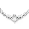 Prouds Necklaces>Sterling Silver 45Cm Solid Belcher Bolt Ringnecklet
