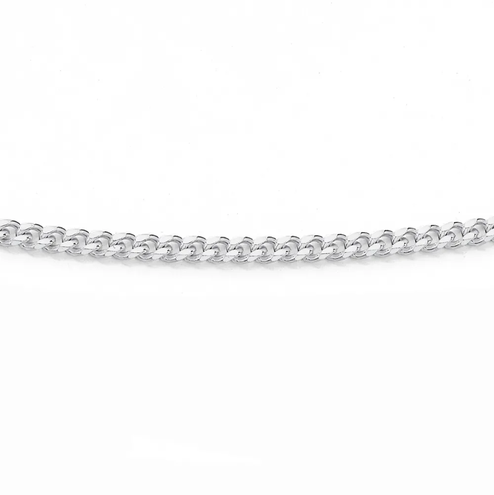 Prouds Necklaces>Sterling Silver 45Cm Solid Curb Chain