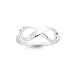 Prouds Rings>Sterling Silver Infinity Ring