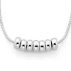 Prouds Necklaces>Sterling Silver Lucky Rings Necklet