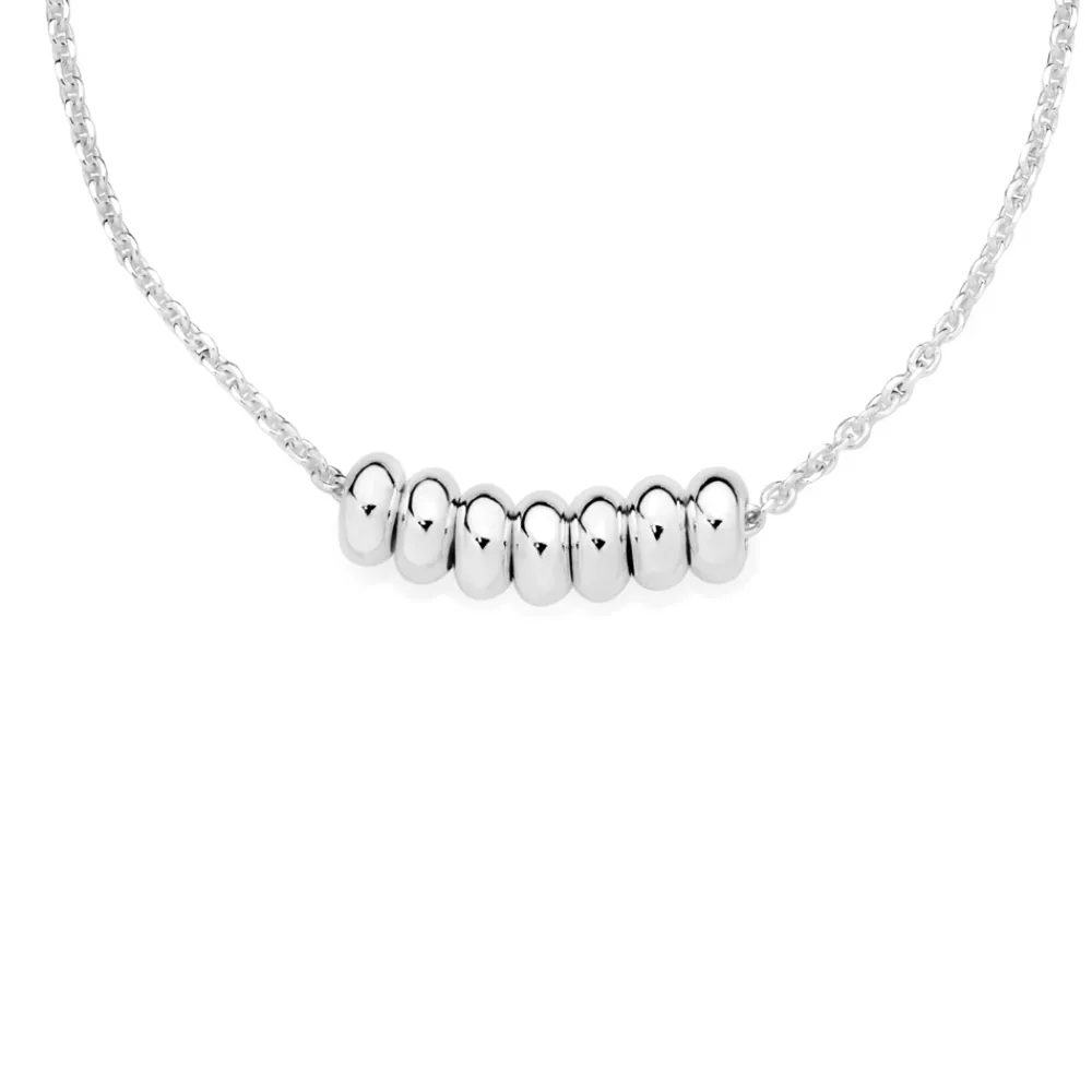 Prouds Necklaces>Sterling Silver Mini Lucky Rings Necklet