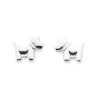 Prouds Earrings>Sterling Silver Puppy Stud Earrings