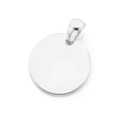 Prouds Pendants>Sterling Silver Smallround Disc Pendant