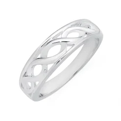 Prouds Rings>Sterling Silver Twist Ring