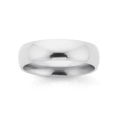 Prouds Rings>Titanium 6Mm Half Round Wedder